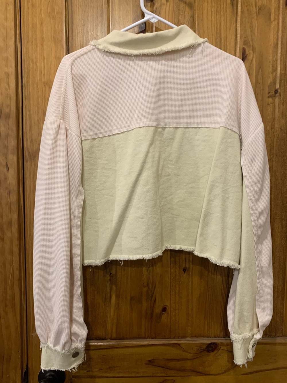 Cropped Two-Tone  Jacket - Picture 2 of 2